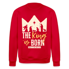 Christmas Unisex Organic Sweatshirt - red