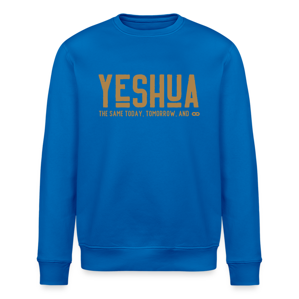 Yeshua Unisex Organic Sweatshirt - royal blue