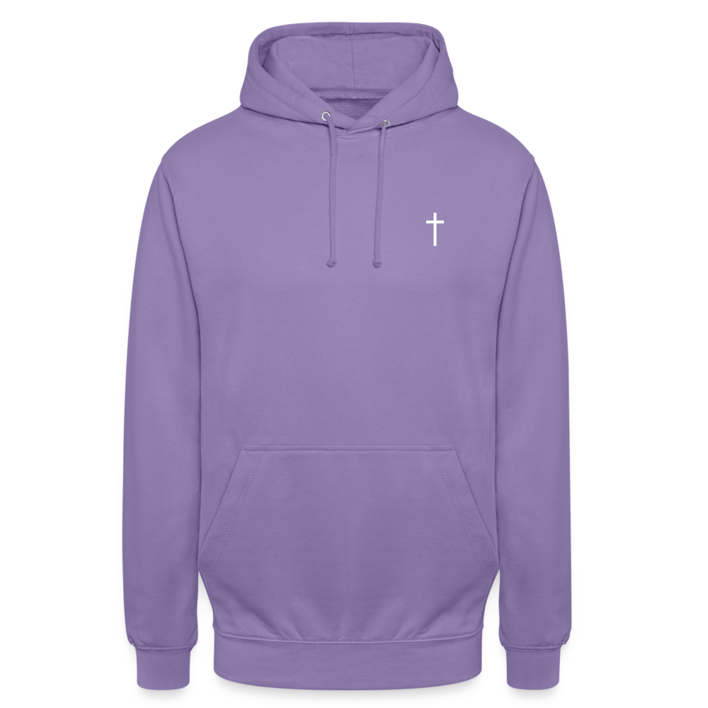 Cross Unisex Hoodie - lavender