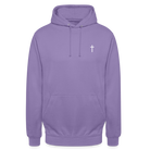 Cross Unisex Hoodie - lavender