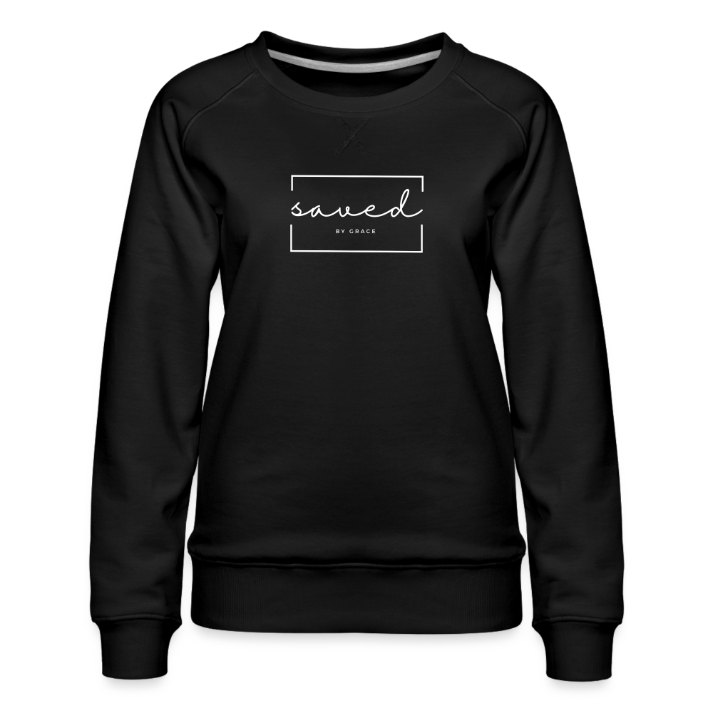 Saved Women’s Premium Sweatshirt - black