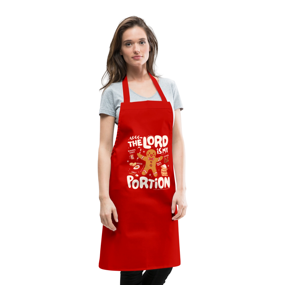 Christmas Cooking Apron - red