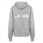 Loved Women’s Hooded Jacket (zipped) - heather grey