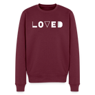 Loved Men’s Premium Sweatshirt - burgundy