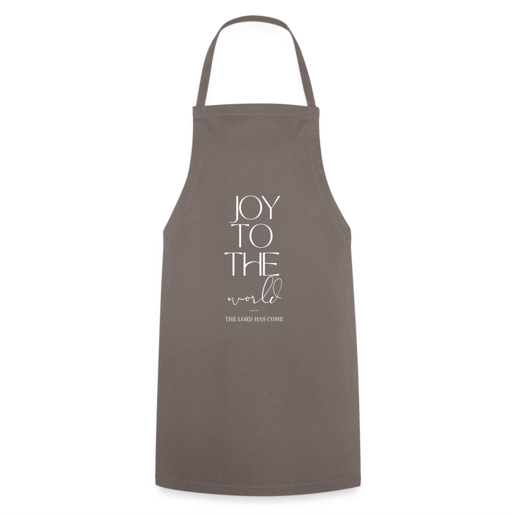 Joy to the world Cooking Apron - grey