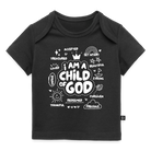 Child of God Organic Baby T-Shirt - black