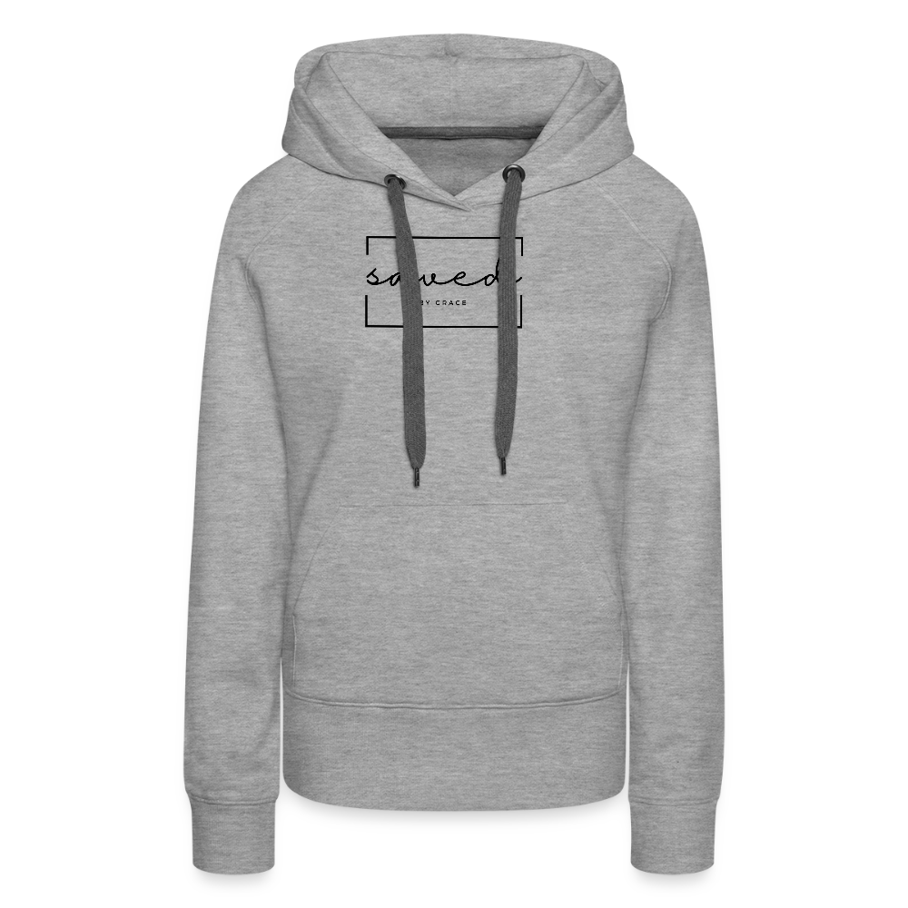 Saved Women’s Premium Hoodie - heather grey