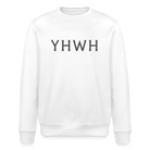 YHWH Unisex Organic Sweatshirt - white