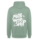 Made to Worship Unisex Hoodie - steel green