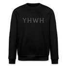 YHWH Unisex Organic Sweatshirt - black