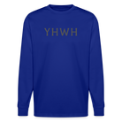 YHWH  Unisex Organic Longsleeve Shirt - royal blue