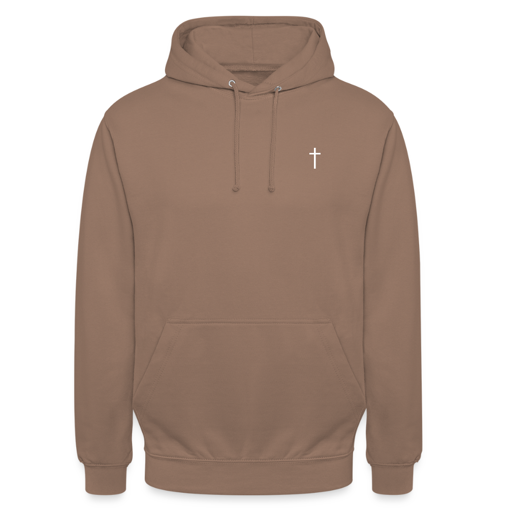 Cross Unisex Hoodie - mocha