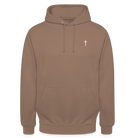 Cross Unisex Hoodie - mocha