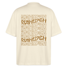 Yaweh Oversize Unisex Organic T-shirt - natural raw