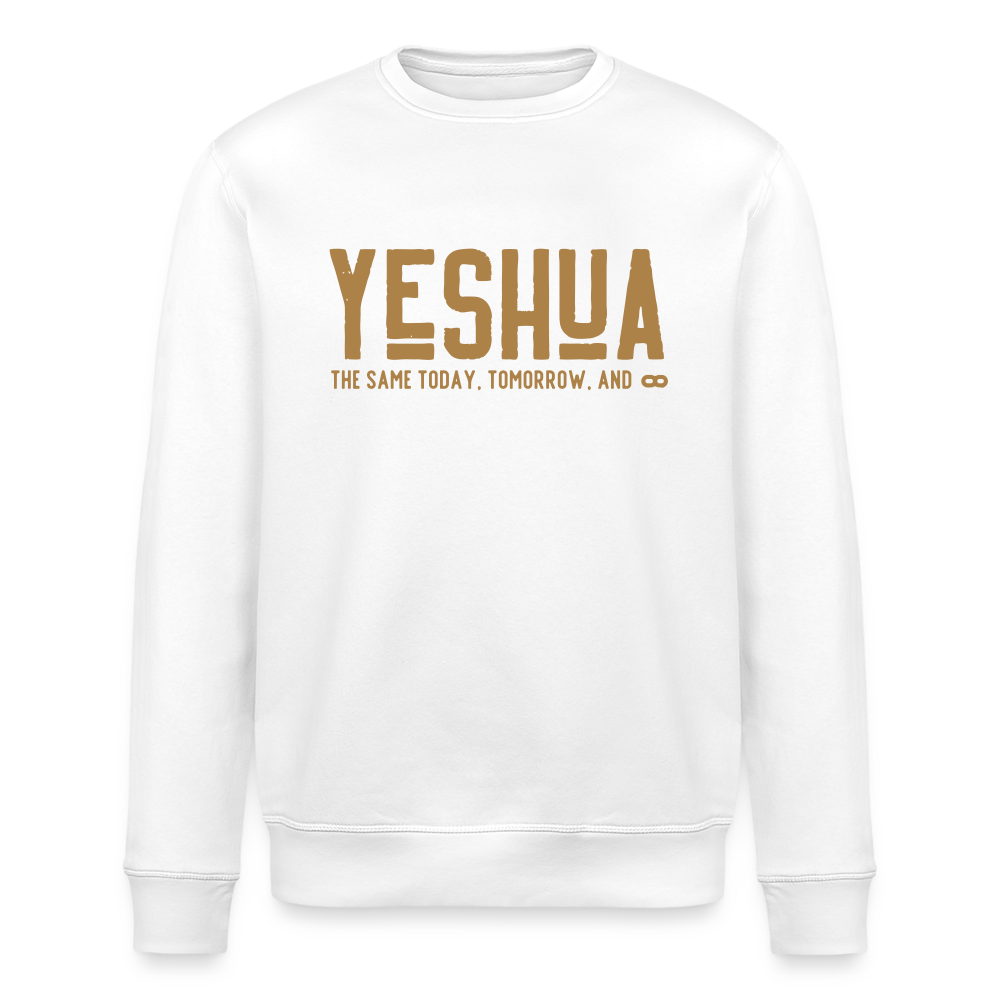 Yeshua Unisex Organic Sweatshirt - white