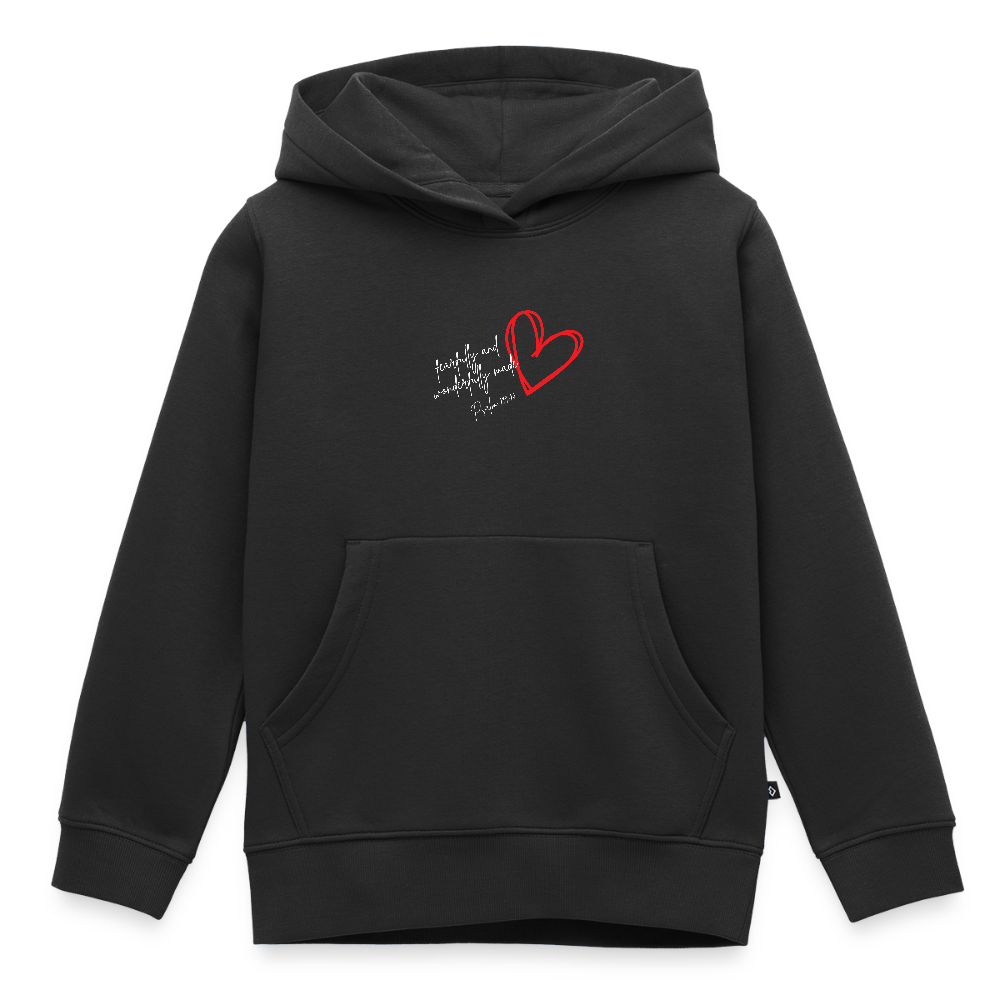 Wonderfully made Kids' Premium Hoodie - black