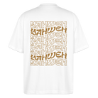 Yaweh Oversize Unisex Organic T-shirt - white