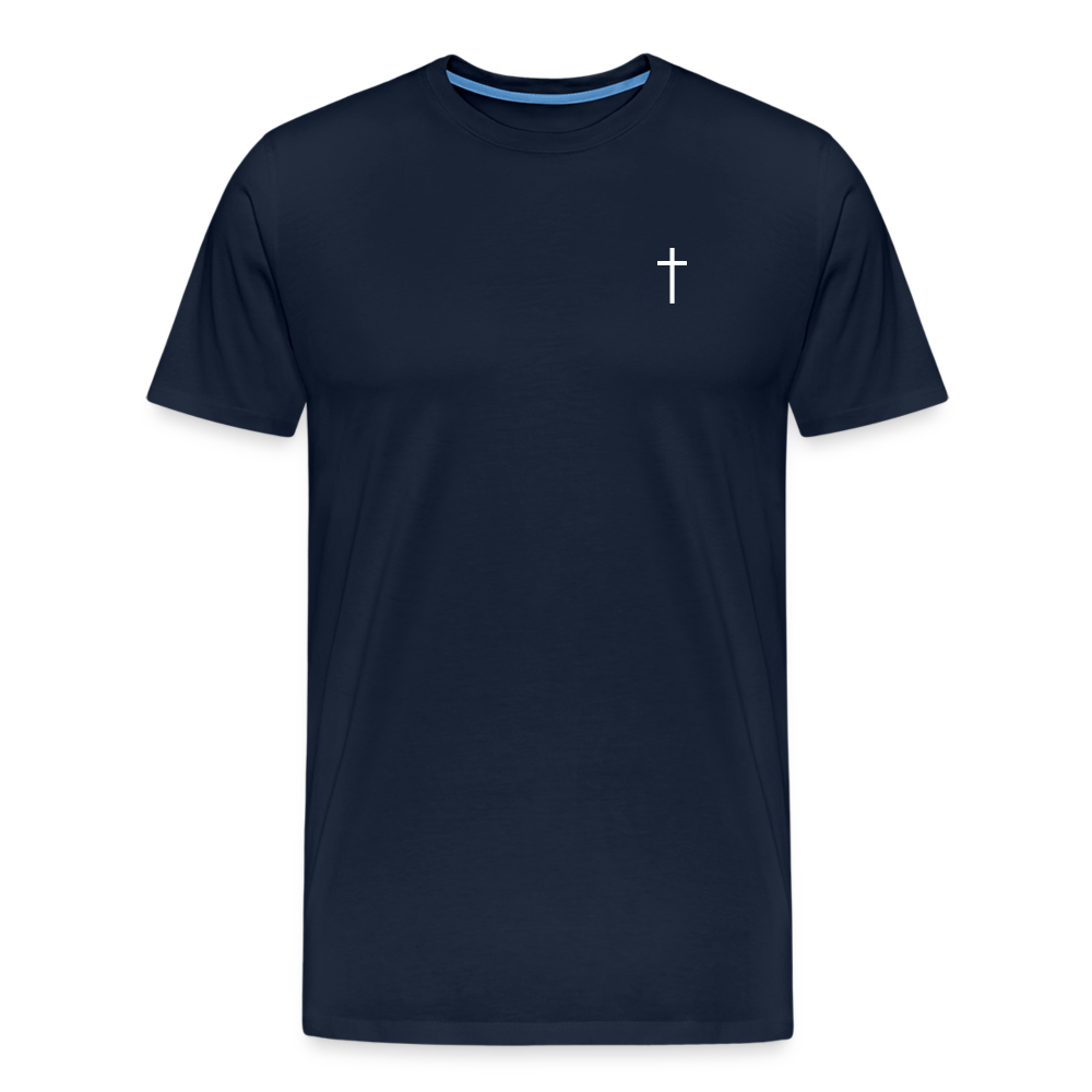 Cross Men’s Premium T-Shirt - navy