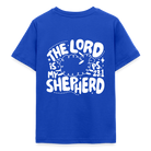 My Shepherd Kids' T-Shirt - back print - royal blue