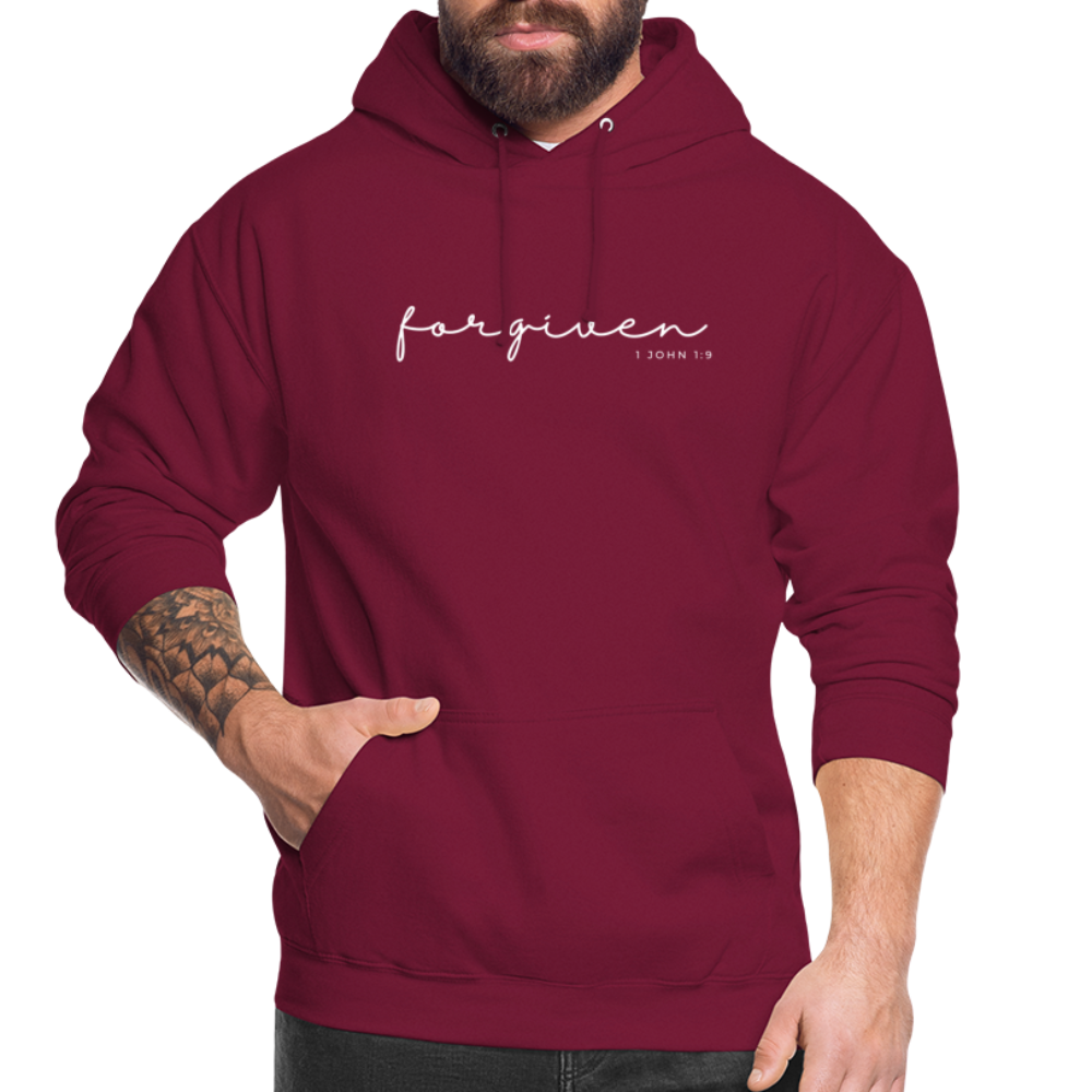 Forgiven Unisex Hoodie - bordeaux