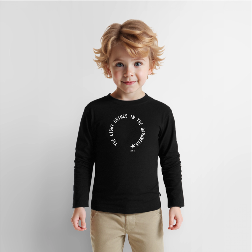 Shine Bright Kids' Premium Longsleeve Shirt - black