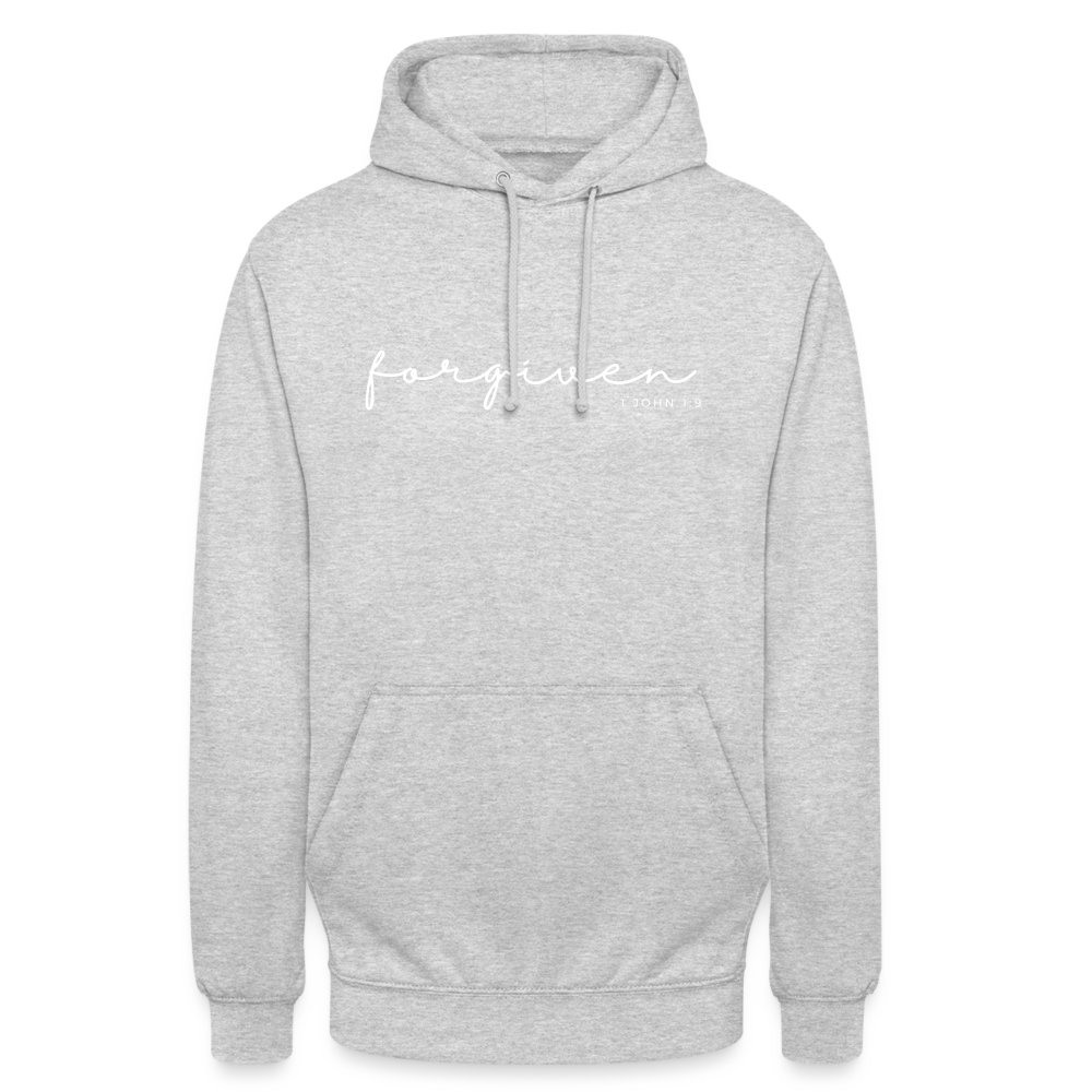 Forgiven Unisex Hoodie - light heather grey