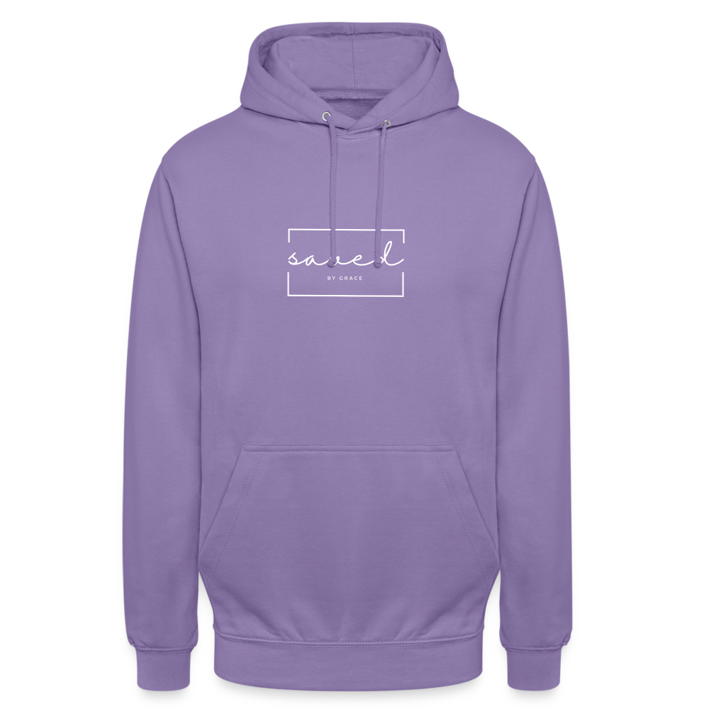 Saved by grace Unisex Hoodie - lavender