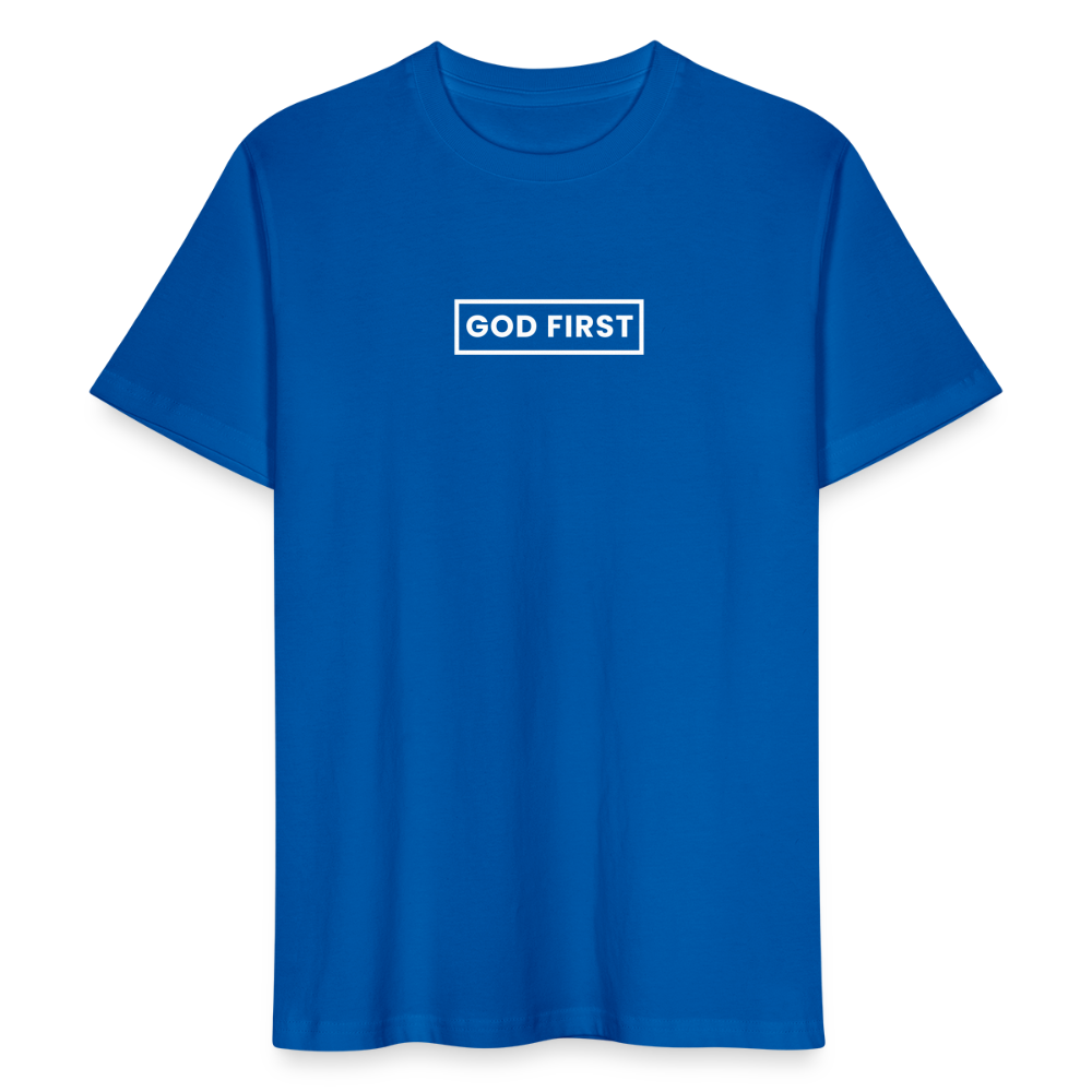 God First Unisex T-Shirt - peacock-blue