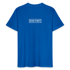 God First Unisex T-Shirt - peacock-blue