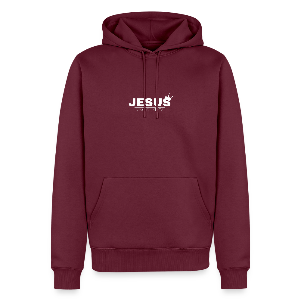 King of Kings Men’s Premium Hoodie - burgundy