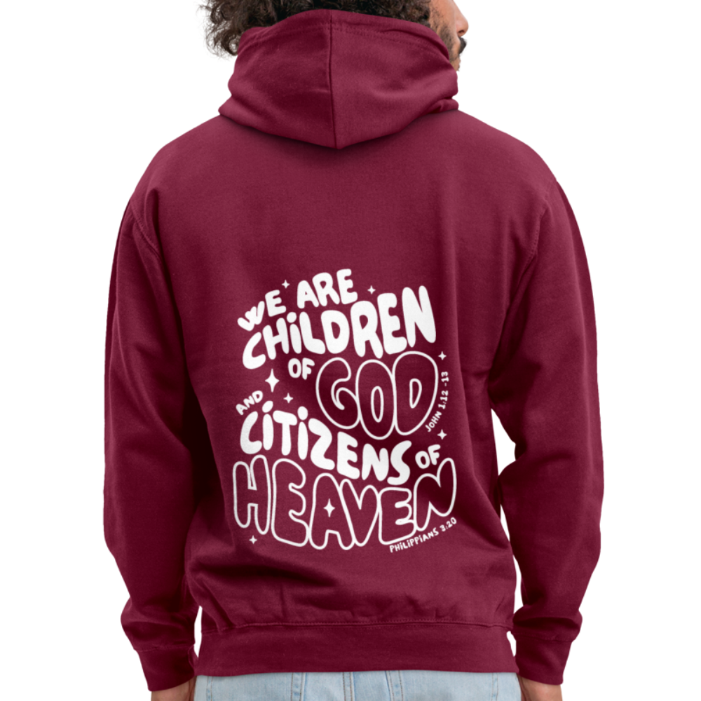 Children of God Unisex Hoodie - bordeaux