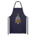Christmas Cooking Apron - navy