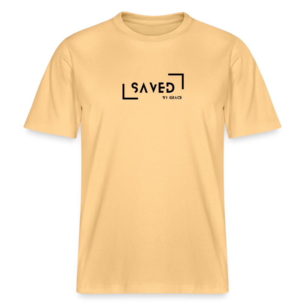 Saved Relaxed Fit Unisex Organic T-Shirt - washed yellow