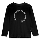 Shine Bright Kids' Premium Longsleeve Shirt - black