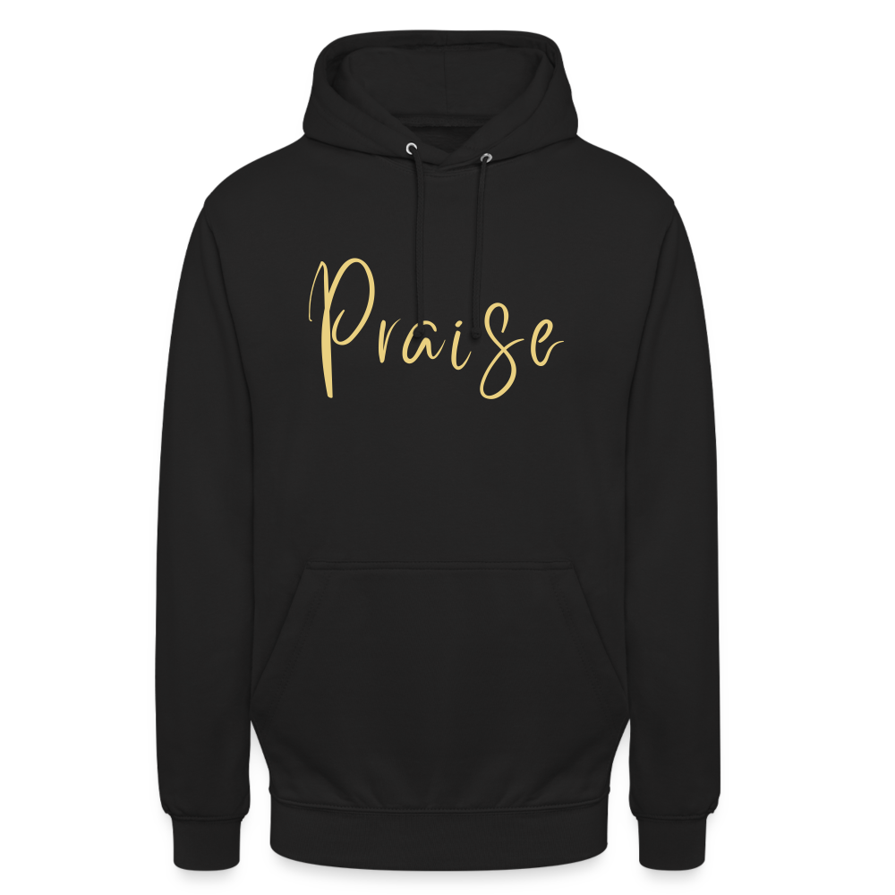 Praise Unisex Hoodie - black