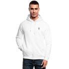 Cross/ 1 of a kind Unisex Hoodie - white