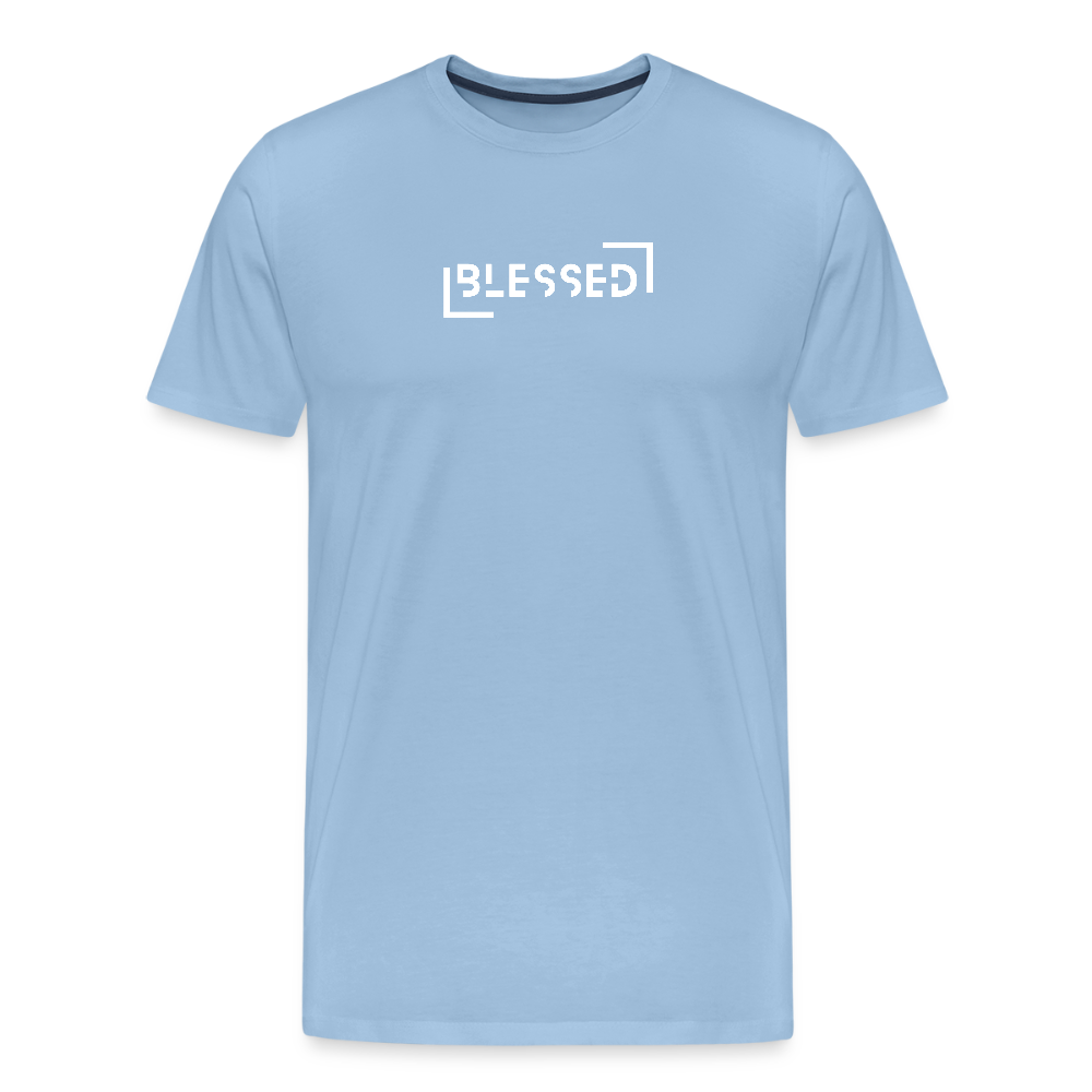 Blessed Men’s Premium T-Shirt - sky