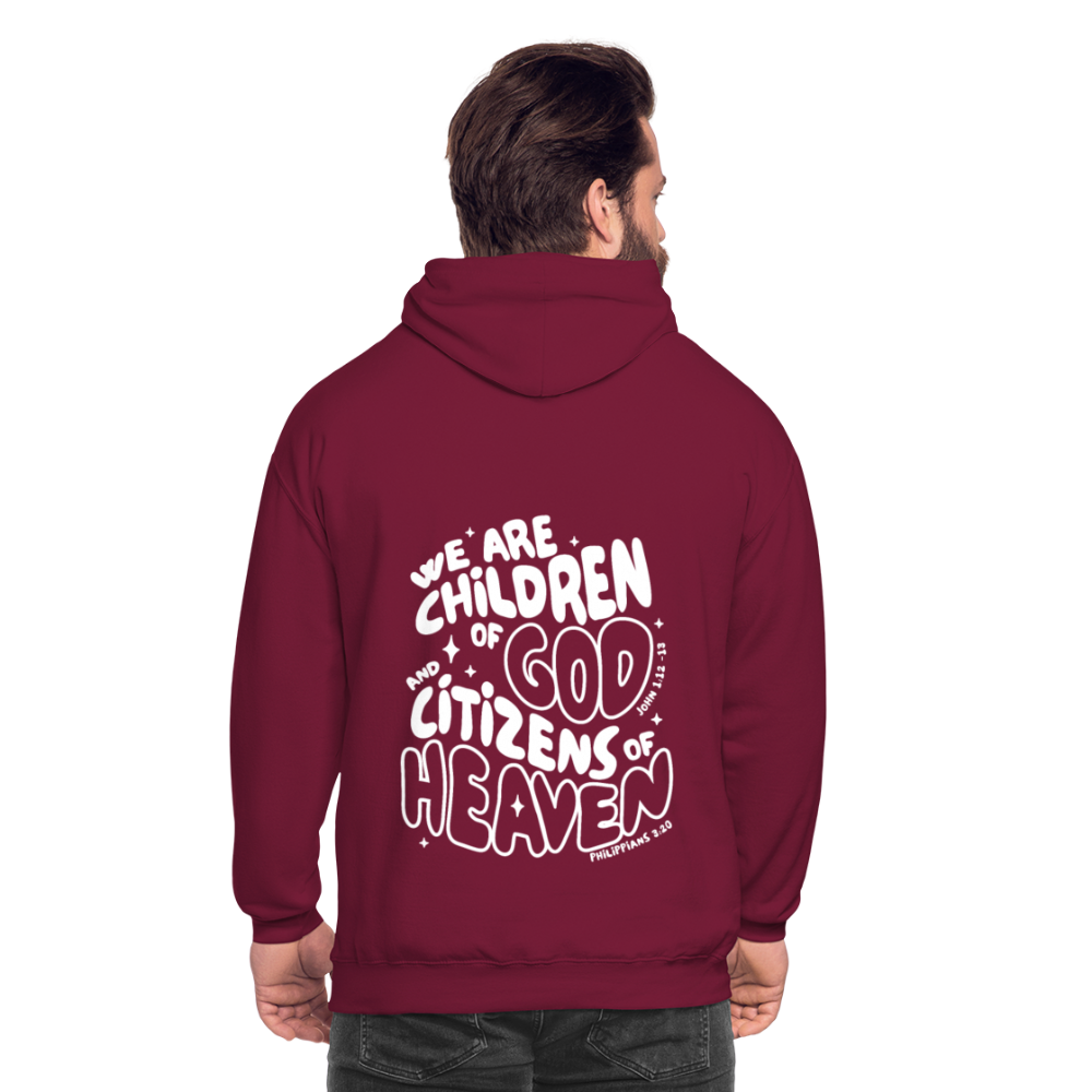 Children of God Unisex Hoodie - bordeaux