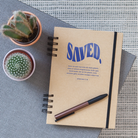 Saved Sticker size S (10 x 10 cm) - transparent glossy