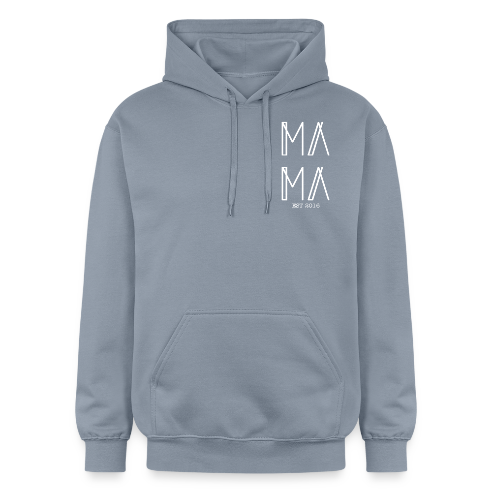 MAMA Unisex Softstyle Midweight Hoodie - blue