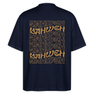 Yaweh Oversize Unisex Organic T-shirt - navy