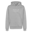 STRONG & COURAGEOUS Men’s Premium Hoodie - heather grey