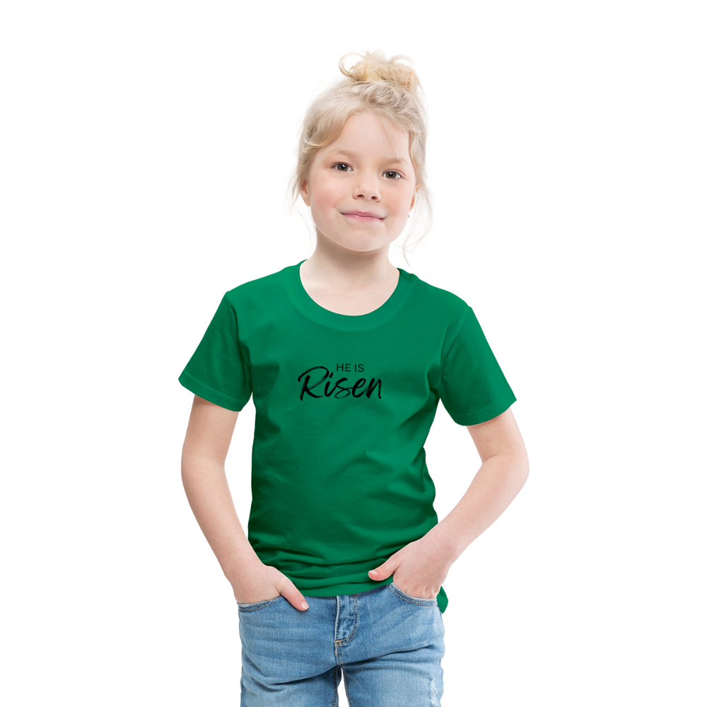 He is Risen Kids' Premium T-Shirt - kelly green