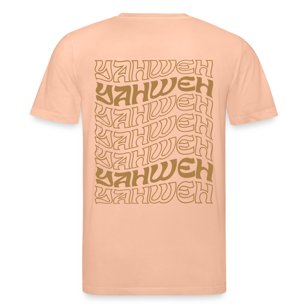 Yahweh Unisex Organic T-Shirt - peach