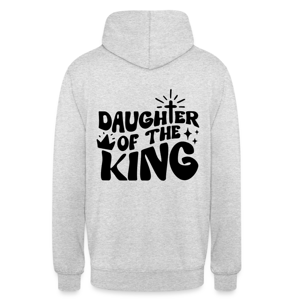 Daughter of the King Unisex Hoodie - light heather grey