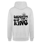 Daughter of the King Unisex Hoodie - light heather grey