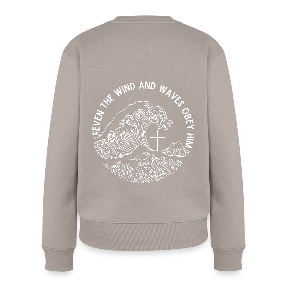 Wind and Waves Women’s Premium Sweatshirt - taupe