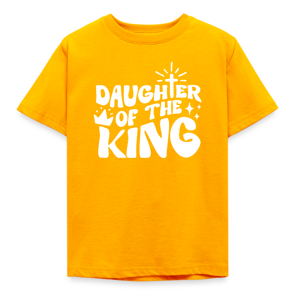 Daughter of the King Kids' T-Shirt - gold