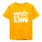 Daughter of the King Kids' T-Shirt - gold