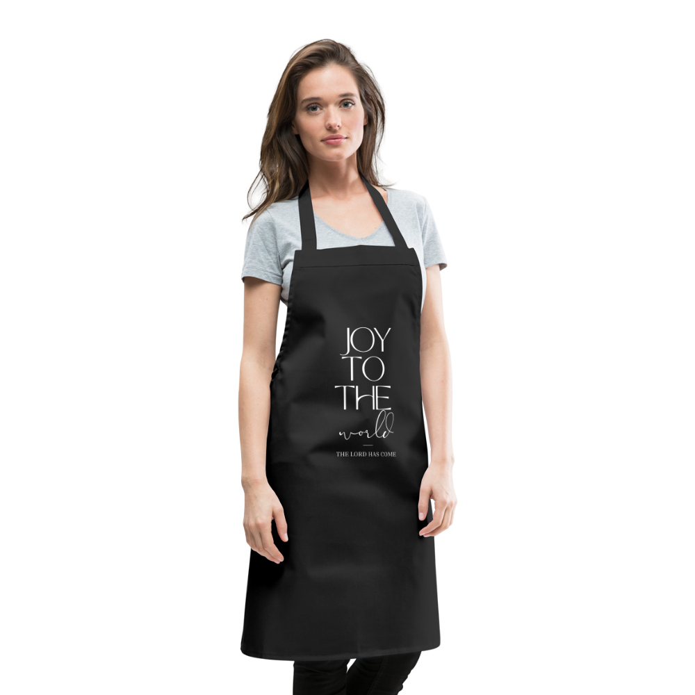 Joy to the world Cooking Apron - black